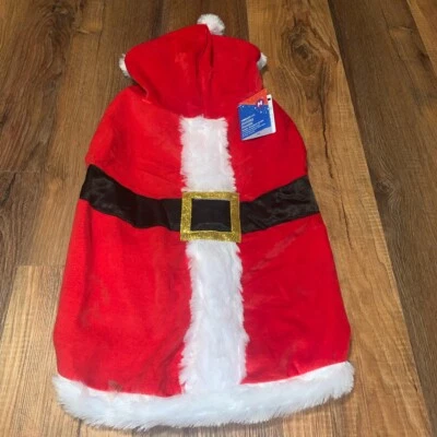 Talla Mediana Traje de Papá Noel Sudadera con Capucha para Perro Mascota Disfraz de Navidad Nuevo Foto 1 de 4