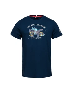 BMW Motorrad Blue Off Road GS Genuine T-Shirt Short Sleeve Cotton Biker - Picture 1 of 4