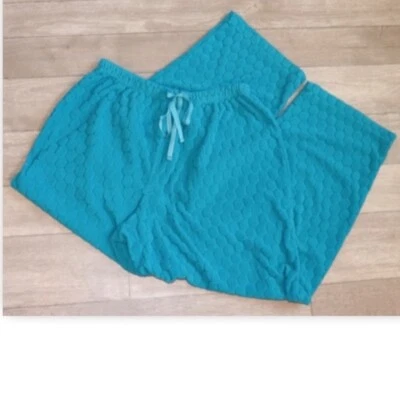 Pantalones de pijama de lana texturizada Whispers Sleepwear talla 1X Foto 1 de 4