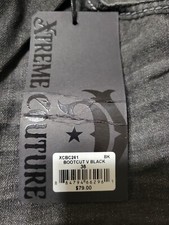 Xtreme Couture Jeans Mens Size W36 BootCut Black  New With Tags MSRP $79.00