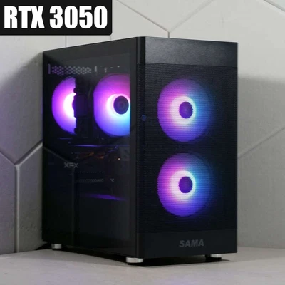 TRINITY CUSTOM COMPUTERS Intel 10-Core, RTX 3050, 32GB RAM, 256GB SSD + 2TB HD Gaming Computer Desktop PC