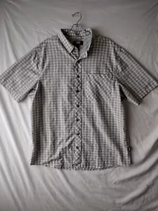 Duluth Alaskan Hardgear Shirt Mens XL Tall Grey Plaid Sockeye Vented Fishing - Picture 1 of 11