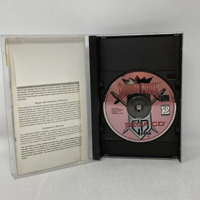 Shining Force CD Sega CD Complete CIB Damaged Manual Missing Cover - Image 1 of 4