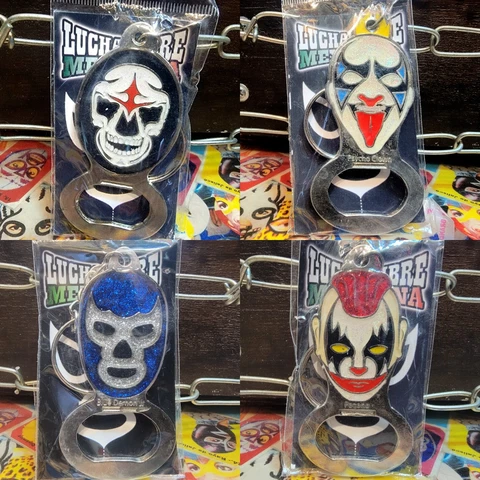 Lucha libre metal keychain-bottle opener(size 3-3.5in) Cover