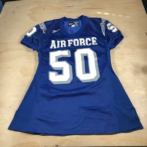 A3720 Vintage Reebok 90s Air Force Football Jersey Blue Size 52 Made USA - Picture 1 of 8
