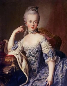 JUNGE MARIE ANTOINETTE KÖNIGIN GLÄNZEND POSTER BILD FOTO DRUCK BANNER 10248 - Bild 1 von 1