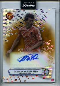 2023-24 Prístino Camino a Euro Marco Ban Basten Autógrafos Oro 41/50 #PA-MVB - Imagen 1 de 2