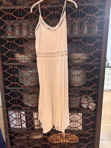 Vix Paula Hermanny Sun Gress Size Medium in White - Picture 1 of 7