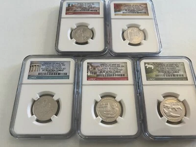 2017-S CLAD NATIONAL PARK QUARTER SET "EARLY RELEASE" NGC PF70 ULTRA CAMEO - Image 1 of 4