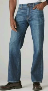 NWT Lucky Brand Men's 181 Relaxed Straight Blue Jeans Wade 32x32 7M13729 - Picture 1 of 13