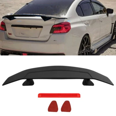 For Subaru Legacy GT Sedan 46" Rear Trunk Spoiler Tail Wing Deck Lip Matte Black Foto 1 de 4