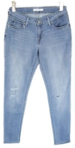Levi's 811 Curvy Skinny Fit Jeans Damen W29/L32 Stretch Zerrissen Neu Whiskers - Bild 1 von 11