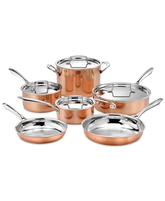 Cuisinart Copper Collection Tri-Ply Cookware 10pc. Set - Image 1 of 4