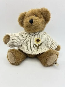 Orsacchiotto ragazzo con maglione girasole 13 cm quando si è seduti - Foto 1 di 7