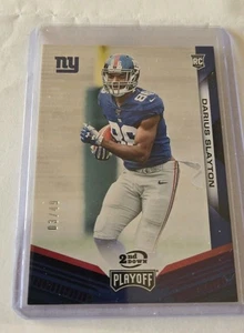 2019 Panini Playoff Rookies 2nd Down /49 Darius Slayton #240 Rookie RC - Bild 1 von 1
