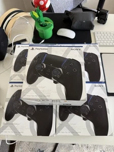 Sony PS5 Dual Sense Edge Midnight Black Wireless Controller Brand New In Hand - Picture 1 of 4