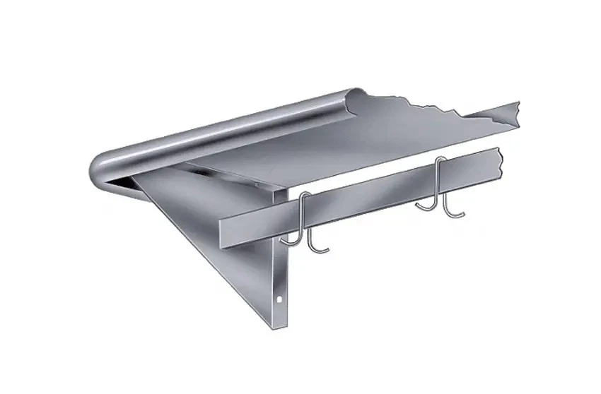 Advance Tabco Special Value Series 36" Estante de acero inoxidable con 6 ganchos Foto 1 de 1