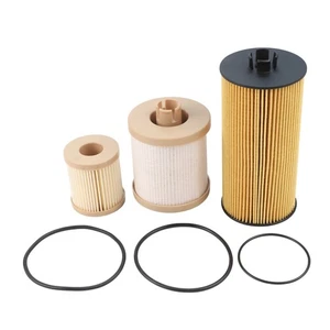 6.0L Oil Filter Kit For Vehicle Maintenance Small Filter Black O-rings - Picture 1 of 12