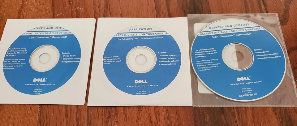 Various Computer CD's Dell, Microsoft, Logitech  and many others - Image 1 of 1