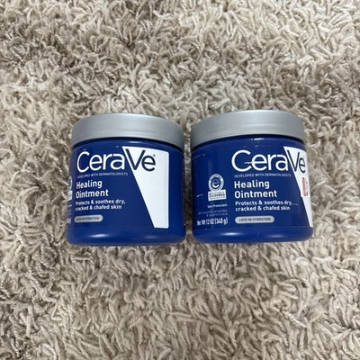 CeraVe Healing Ointment, 2 PACK, Moisturizing Soothes Cracked Dry Skin - 12oz - Image 1 of 2