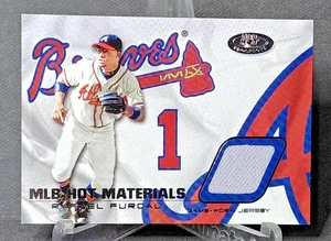 RAFAEL FURCAL 2002 Fleer Hot Materials # HM-RF JERSEY CARD ATLANTA BRAVES - Picture 1 of 2