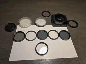 HOYA / Vivitar / Kodak (52mm) 6 Camera Lens Set (CPL, CS, PL, UV (0), POLARIZER) - Picture 1 of 19