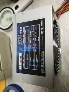 Diablotek EL Series PSEL500 500Watt ATX Power Supply free ship - Picture 1 of 8