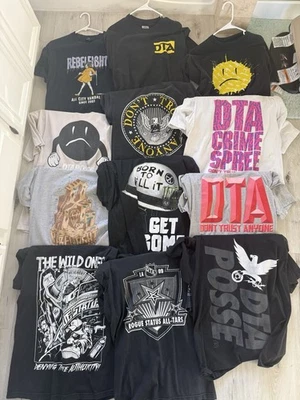 LOTE de 12 camisetas Don’t Trust Anyone DTA Rogue Status Rebel Eight The Wild Ones Foto 1 de 2
