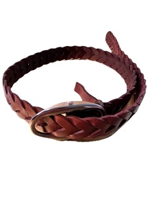 Faconnable Damen geflochtener Ledergürtel 80 bitte Maße beachten - Bild 1 von 8