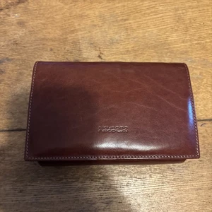 Nikolai Piquadro Vintage Leather Playing Card Wallet / Organiser - Picture 1 of 7