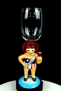 Westland Funseekers Ms Cabernet #15046 Janis Joplin 9 3/4" Wine Glass 2005 - Picture 1 of 10