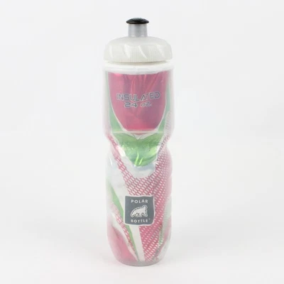 Polar Bottle Insulated Sports Water Bottle 24 Oz Pink/Green/White 10.75" Tall - Image 1 of 4