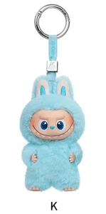 Authentic POP NOW Labubu Monsters Pin For Love "K" Vinyl Plush Pendant - Picture 1 of 7