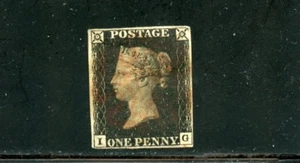 LOTE 32244 USADO #1 REINA VICTORIA GRAN BRETAÑA UK - Imagen 1 de 2