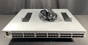 Brocade EMC DS-6510B 48 Port PoE Switch w/ 2x AC - Same Day Shipping - Picture 1 of 5