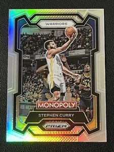 2023-24 Panini Prizm Monopoly Stephen Curry Silver Prizm Golden State Warriors - Imagen 1 de 2