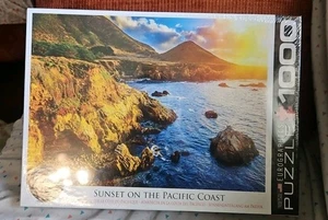 Sunset on the Pacific Coast 1000 Piece Jigsaw Puzzle Eurographics New - Picture 1 of 5