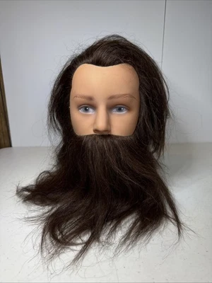 Marianna Mr Magnum Manikin Hair Mannequin Human Hair Male Cosmetology 14108 Used - Image 1 of 4