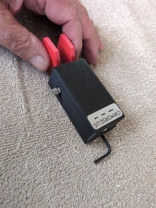 CWMORSE.US Red Lightweight Double Paddle Morse Code Key SOTA / POTA - Zdjęcie 1 z 7