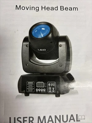 120W LED Moving Head Stage Light RGBW Gobos Beam Disco Bar Show DMX DJ Lighting - Image 1 of 4