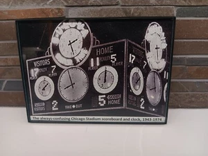 CHICAGO STADIUM SCOREBOARD 1943-1974 Fotodruck. - Bild 1 von 4