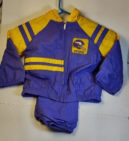 Minnesota Vikings NFL Jacket and Pants Track Suit 4T Toddler Cover