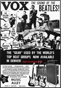 1964 Vox "The Sound Of The Beatles" Musical Equipment Classic Reprint Ad - Picture 1 of 1