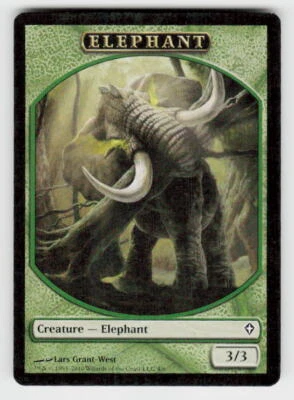 Worldwake #4 Elephant Token - Image 1 of 2