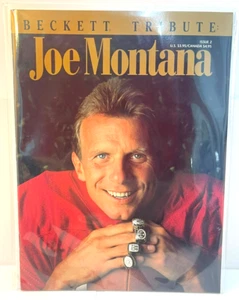 Revista tributo a Joe Montana Beckett 1993 49ers KC Chiefs de colección como nueva - Imagen 1 de 2