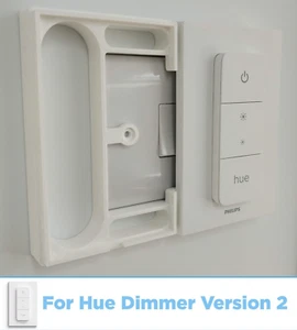 Philips Hue Dimmer Version 2 UK Doppellichtschalter Konverter Adapter Abdeckung V2 - Bild 1 von 5