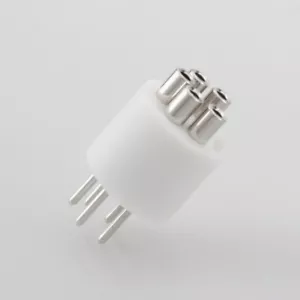 Viborg Rodio Placcato Puro Rame Maschio DIN Spina Phono MDIN R BRAM REGA RB250 - Foto 1 di 6