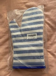Ansmore Ofenhandschuhe blau-weiß - Bild 1 von 2