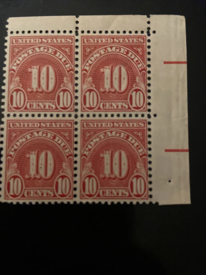 Stamps United States, Scott # J84 Mint NH PB 10 Cents - Image 1 of 1