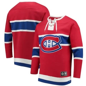 Montreal Canadiens NHL Fanatics Abbreakaway Schnürpullover Crew Sweatshirt XL-4X - Bild 1 von 4